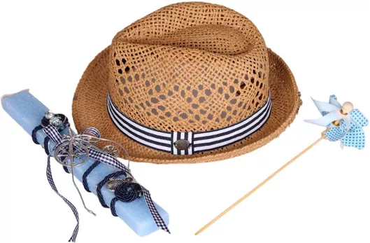 Πασχαλινή Λαμπάδα Katsenis pasx92 με Καπέλο Παιδικό One Size