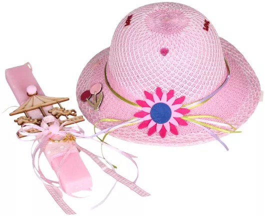 Πασχαλινή Λαμπάδα Katsenis pasx96 με Καπέλο Παιδικό One Size