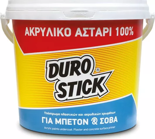 Αστάρι Durostick Ακρυλικό 100% Σταθεροποιητικό Νερού Κατάλληλο για Τοιχοποιία 0.75lt