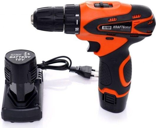 Δραπανοκατσάβιδο Kraft & Dele KD-3066 Μπαταρίας 18V 1x1.3Ah