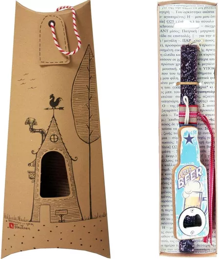 Πασχαλινή Λαμπάδα Synchronia Ανοιχτήρι Μπύρα Cold Beer Μαύρο