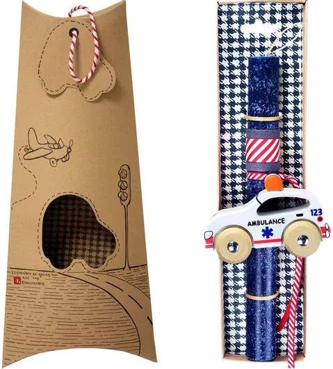 Πασχαλινή Λαμπάδα Synchronia Αυτοκίνητο SUV Μπλε