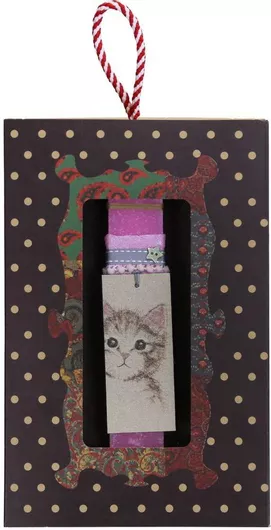 Πασχαλινή Λαμπάδα Synchronia Ετικέτα Mypet Γάτα Ροζ