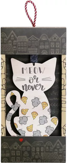 Πασχαλινή Λαμπάδα Synchronia Κάδρο Mypet Γάτα Meow Μαύρο