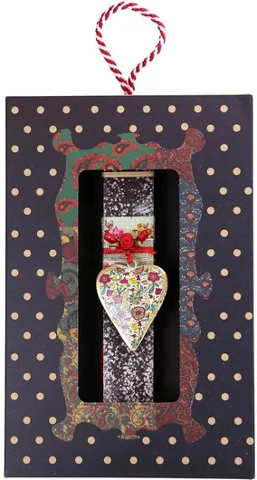 Πασχαλινή Λαμπάδα Synchronia Καρδιά Vintage Σοκολά