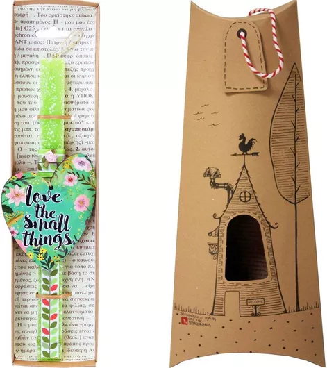 Πασχαλινή Λαμπάδα Synchronia Καρδιά Φλοράλ Small Λαχανί