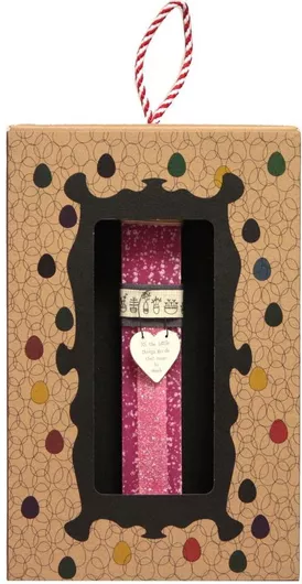 Πασχαλινή Λαμπάδα Synchronia Καρδούλα με Μήνυμα Φούξια