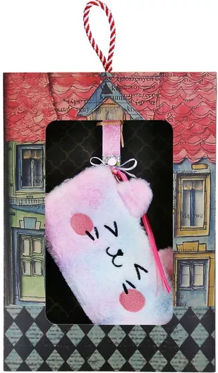 Πασχαλινή Λαμπάδα Synchronia Κασετίνα Λούτρινη Γατούλα Ροζ