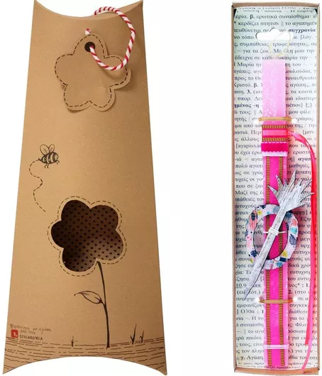 Πασχαλινή Λαμπάδα Synchronia Κλιπ Μαλλιών Ροζ