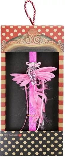 Πασχαλινή Λαμπάδα Synchronia Κολίμπρι Φούξια