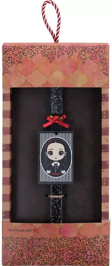 Πασχαλινή Λαμπάδα Synchronia Κορίτσι Goth Μαύρο