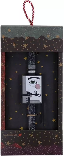 Πασχαλινή Λαμπάδα Synchronia Μαγνητάκι Ρήγας Πράσινο Μάτια Μαύρο