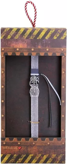 Πασχαλινή Λαμπάδα Synchronia Μπρελόκ Νταβίντσι Γκρι