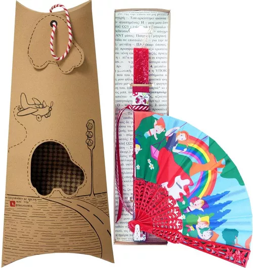 Πασχαλινή Λαμπάδα Synchronia Παιδική Βεντάλια Κόκκινο