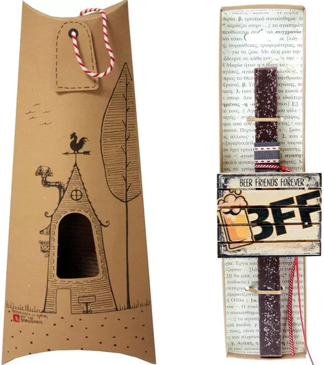 Πασχαλινή Λαμπάδα Synchronia Παλέτα Σουβέρ Σοκολά