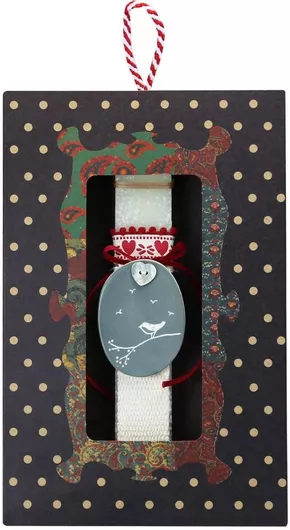 Πασχαλινή Λαμπάδα Synchronia Πορσελάνη Οβάλ Thank You Λευκό