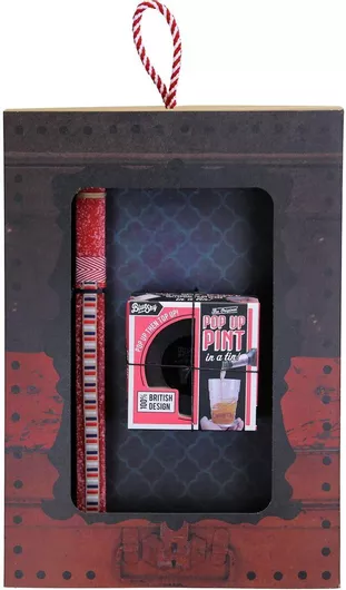 Πασχαλινή Λαμπάδα Synchronia Σετ με Ποτήρι Pop Up Κόκκινο