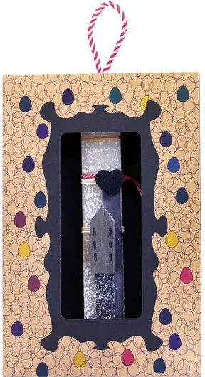 Πασχαλινή Λαμπάδα Synchronia Σπιτάκι 3όροφο Κρεμ