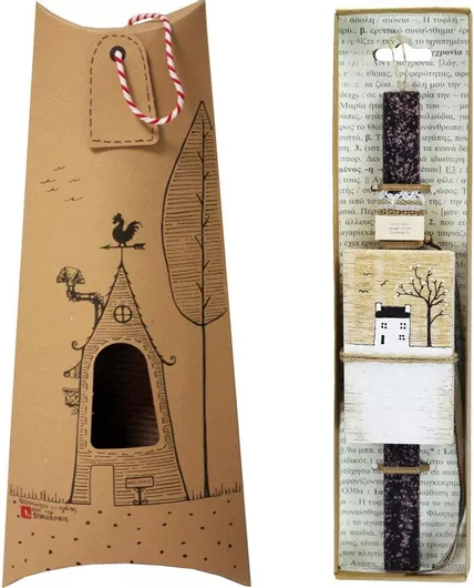 Πασχαλινή Λαμπάδα Synchronia Σπίτι Ζωγραφιά Σοκολά