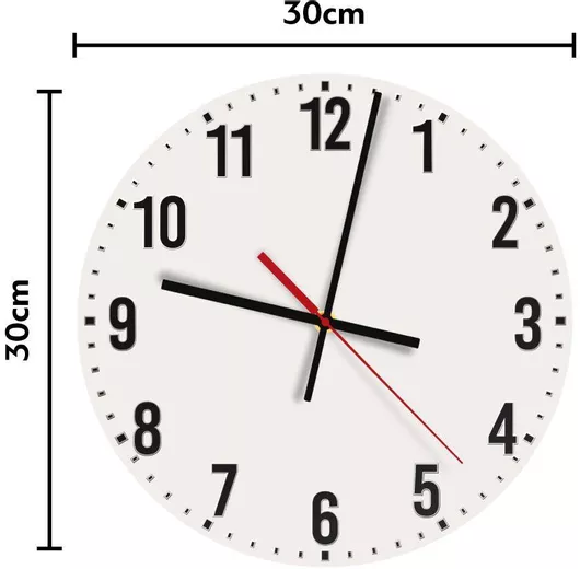 Ρολόι Τοίχου Stranger Things Red Ξύλινο 30cm