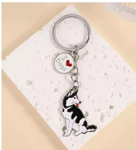 Μπρελόκ Avra Toys 8185 Σκύλος Husky Λευκό