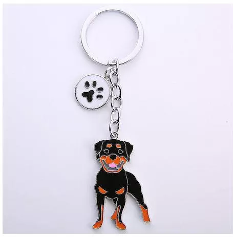 Μπρελόκ Avra Toys 8157 Σκύλος Rottweiler Μαύρο