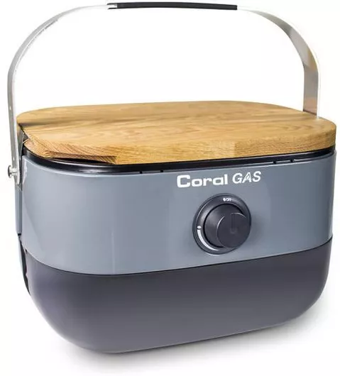 Ψησταριά Coral Gas Mini BBQ Υγραερίου Γκρι