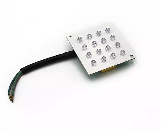 Πλακέτα Adeleq για Φωτιστικό Διαδρόμου Τετράγωνο Μπλε