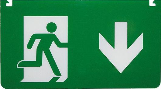 Πινακίδα Εξόδου Aca Διπλή Πινακίδα MYAD