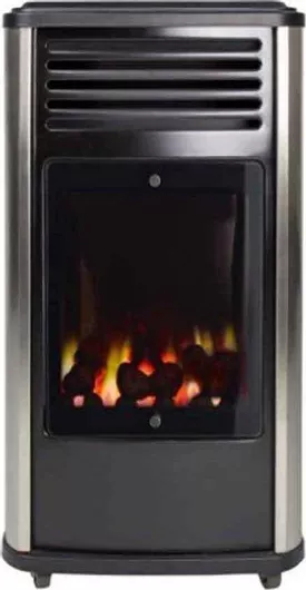 Σόμπα Υγραερίου Εσωτερικού Χώρου Coral Gas 3000W με 1 Βαθμίδα Θέρμανσης 69x42x38cm Μαύρο