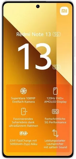 Xiaomi Redmi Note 13 5G 8GB 256GB Arctic White