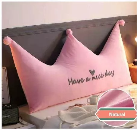 Διακοσμητικό Μαξιλάρι Κούνιας Natural Home για Προσκέφαλο 90cm Ροζ