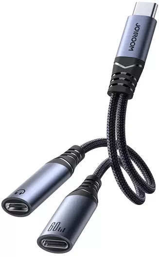 Joyroom Μετατροπέας USB-C male σε USB-C 2x female SY-C03