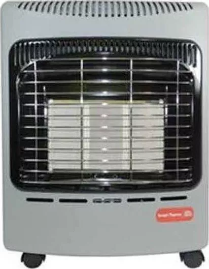 Σόμπα Υγραερίου Εσωτερικού Χώρου Coral Gas 4200W με 3 Βαθμίδες Θέρμανσης 69x42x38cm Γκρι
