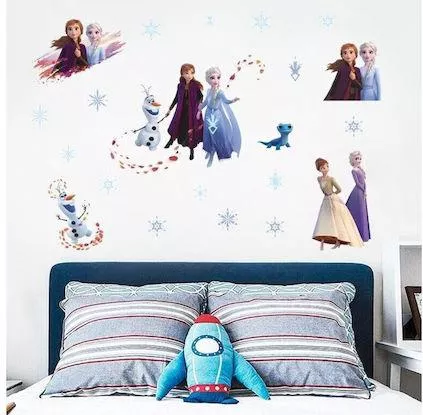 Παιδικό Διακοσμητικό Αυτοκόλλητο Τοίχου Disney Frozen PA14271-N