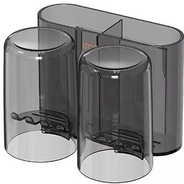 Σετ Αξεσουάρ Μπάνιου Ecoco Επιτοίχιο Πλαστικό Διάφανο