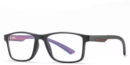 Γυαλιά Προστασίας Οθόνης Techsuit με Κοκκάλινο Σκελετό Μαύρο