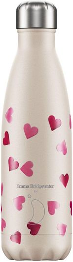 Μπουκάλι Θερμός Chilly's Inox E.B. Hearts 500ml Λευκό