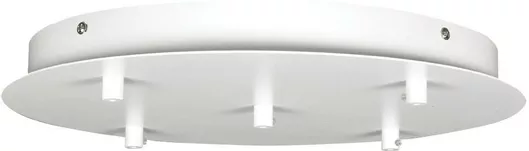 Ροζέτα VK Lighting VK/04396CAN/W/5 Φωτιστικού Οροφής Φ25.5x3.6cm Λευκό