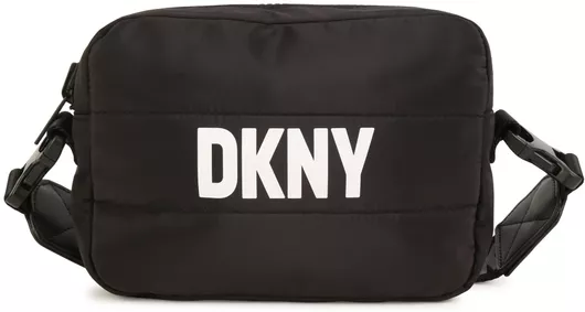 Παιδική Τσάντα Βόλτας DKNY Ώμου Μαύρο/Ασημί