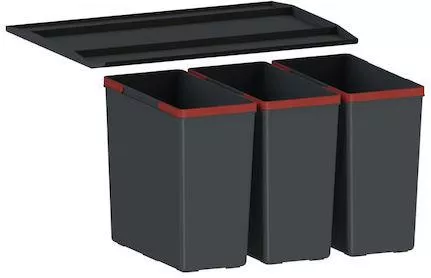 Κάδος Απορριμμάτων Franke Easysort 600-3-0 Εργονομικός 42lt