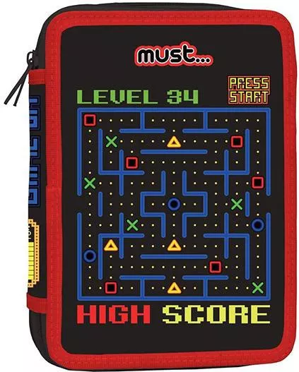 Must Team High Score Κασετίνα Γεμάτη Μαύρο