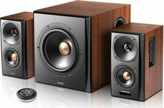 Ηχεία Υπολογιστή Edifier S360DB Ασύρματα 2.1 με Bluetooth & Ισχύ 150W Καφέ