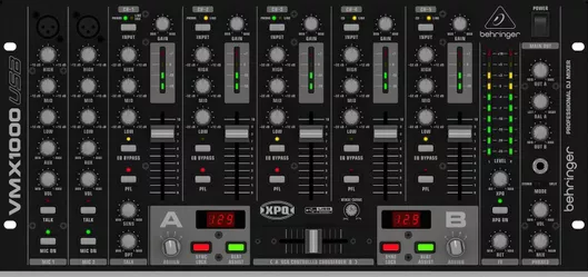 Μίκτης Behringer VMX1000USB Ψηφιακός 7 Καναλιών/2 Εισόδους XLR