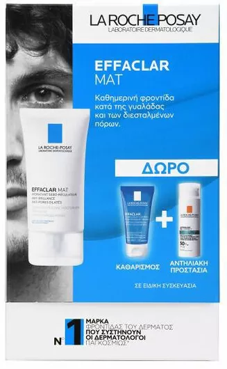 La Roche Posay Effaclar Mat Σετ Περιποίησης για Ενυδάτωση & Σύσφιξη 3τμχ