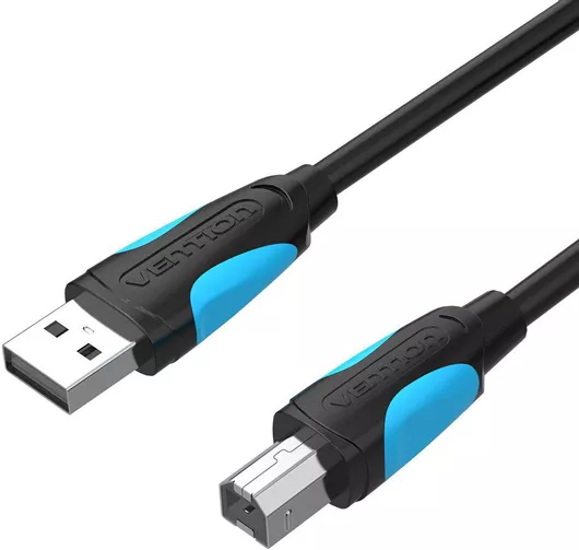 Καλώδιο Vention USB 2.0 USB-A male σε USB-B male 3m VAS-A16-B300 Μαύρο