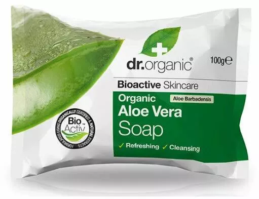 Dr.Organic Organic Aloe Vera Soap Μπάρα Σαπουνιού 100gr