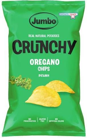Chips Jumbo Crunchy με Ρίγανη Χωρίς Γλουτένη 90gr