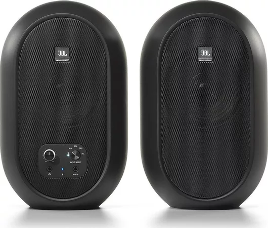 Αυτοενισχυόμενα Ηχεία JBL One Series 104 Bluetooth Studio Monitor 2 Δρόμων με Bluetooth 60W Σετ 2τμχ Μαύρο
