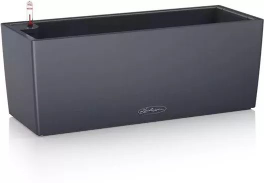 Γλάστρα Lechuza Balconera Color 50 Slate Μαύρο 50x19x19cm